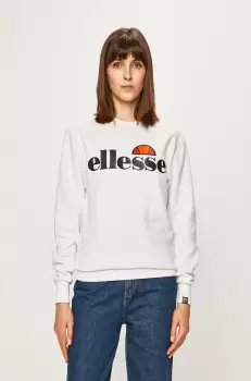 Ellesse Bluza femei, culoarea alb, cu imprimeu imagine