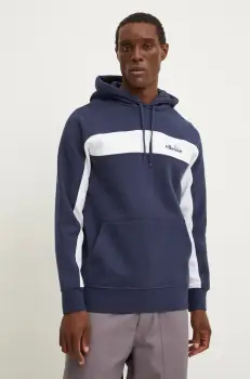 Ellesse bluza VIERIAN barbati, culoarea albastru marin, cu gluga, modelator, SHX20953 imagine