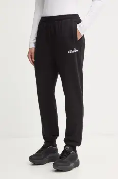 Ellesse pantaloni de trening MAJANA culoarea negru, cu imprimeu, SGP16457 imagine
