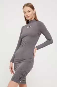 Ellesse rochie culoarea gri, mini, mulata imagine