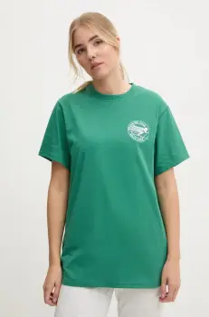 Ellesse tricou din bumbac MERIBEL femei, culoarea verde, SGX20906 imagine
