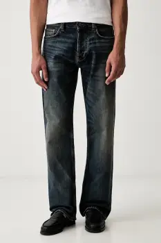 Emporio Armani blugi loose pentru barbati imagine