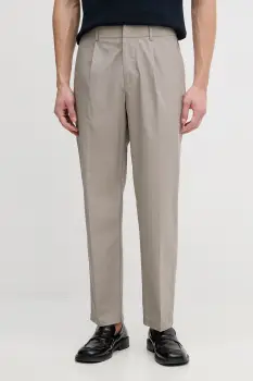 Emporio Armani pantaloni chinos pentru barbati, din bumbac imagine