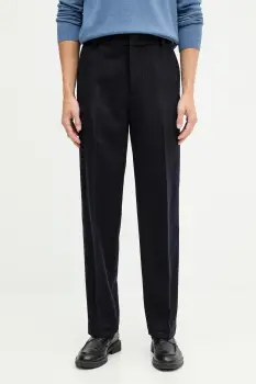 Emporio Armani pantaloni de lana imagine