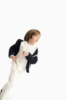 Emporio Armani pantaloni de trening pentru copii imagine