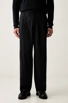 Emporio Armani pantaloni pentru barbati din bumbac imagine