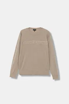 Emporio Armani pulover de lana pentru copii imagine