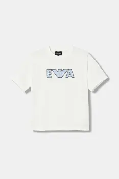 Emporio Armani tricou de bumbac pentru copii imagine