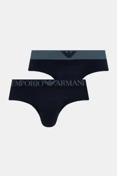 Emporio Armani Underwear Slip pentru barbati, din bumbac cu elastan pachet de 2 imagine