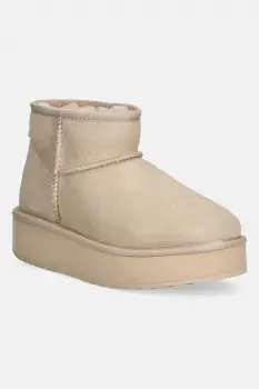 Emu Australia cizme de zapada din piele intoarsa Stinger Micro Flatform 2.0 imagine