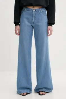 ERMANNO Firenze blugi wide leg pentru femei imagine