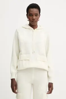 Ermanno Firenze pulover din amestec de lana culoarea bej, light, 57TM034E85 imagine