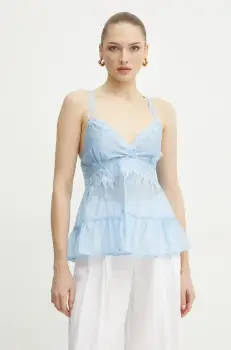 Ermanno Scervino bluza femei, neted, 56TL025ES3 imagine