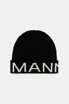 Ermanno Scervino caciula de lana culoarea negru, 57TV003EP9 imagine