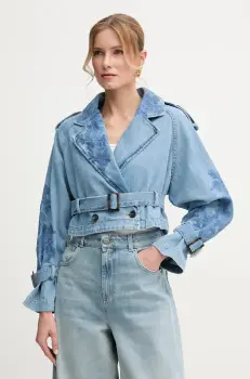 Ermanno Scervino geaca din denim de tranzitie, 56TD002EI4 imagine