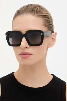 Etro ochelari de soare culoarea negru, ETRO 0114/S imagine