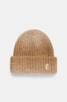 Etudes Studio caciula de lana culoarea bej, de lana, din tricot gros, H24MMACC697 imagine