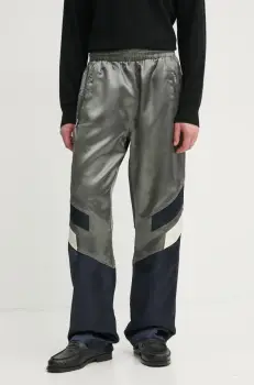 Etudes Studio pantaloni barbati, culoarea verde, modelator, H24MMTRO490 imagine