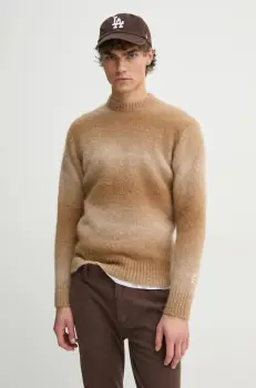 Etudes Studio pulover barbati, culoarea bej, calduros, H24MMKNI604 imagine