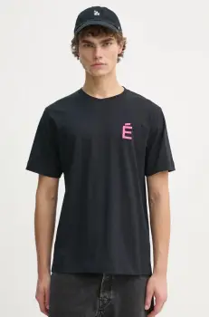 Etudes Studio tricou din bumbac barbati, culoarea negru, cu imprimeu, H24MMTSH119 imagine