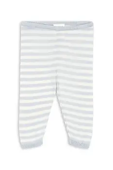 Fanga Fontana pantaloni din bumbac pentru bebelusi VENTI KNIT PANTS GOTS cu model, FA100014 imagine