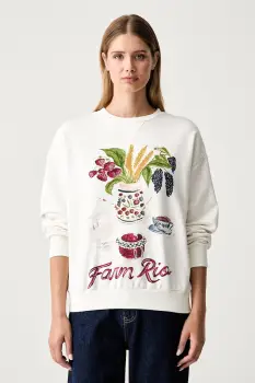 Farm Rio hanorac pentru femei cu bumbac imagine