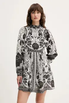 Farm Rio rochie culoarea alb, mini, evazata, 328920 imagine