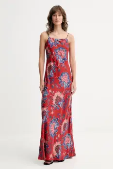 Farm Rio rochie culoarea rosu, maxi, drept, 336535 imagine