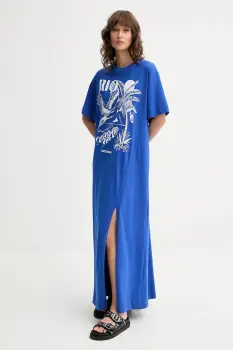 Farm Rio rochie din bumbac maxi, oversize, 336515 imagine