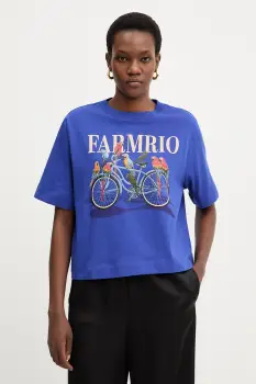 Farm Rio tricou din bumbac imagine