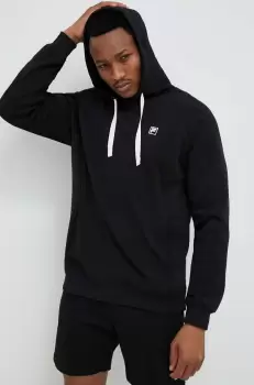 Fila bluza barbati, culoarea negru, cu gluga, neted imagine