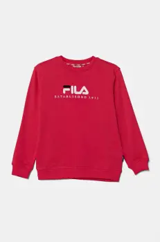 Fila bluza copii LOHBARBEK culoarea roz, cu imprimeu, FAT0627 imagine