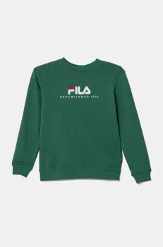 Fila bluza copii LOHBARBEK culoarea verde, cu imprimeu, FAT0627 imagine