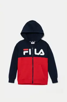 Fila bluza copii LONAY culoarea rosu, cu gluga, cu imprimeu, FAK0406 imagine