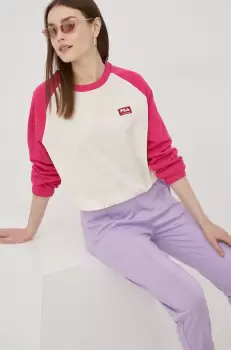 Fila bluza femei, culoarea alb, neted imagine