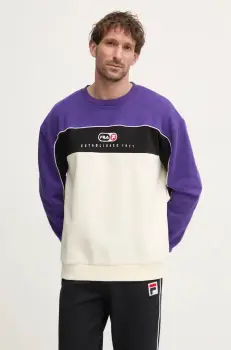 Fila bluza La Paz barbati, culoarea violet, cu gluga, modelator, FAM0795 imagine