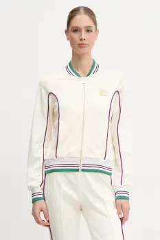 Fila bluza Lamim culoarea bej, cu imprimeu, FAW1001 imagine