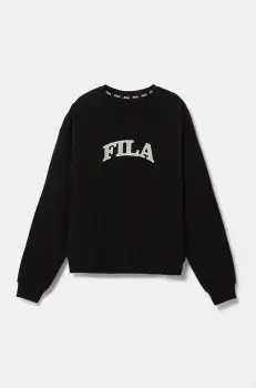 Fila bluza LOLLAR culoarea negru, cu imprimeu, FAT0579 imagine
