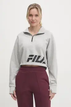 Fila bluza Torreglia femei, culoarea gri, cu imprimeu, FAW0847 imagine