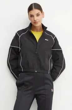 Fila geaca Laplace femei, culoarea negru, de tranzitie, oversize, FAW0890 imagine