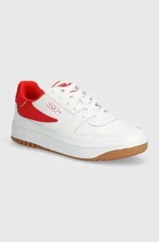 Fila ghete de piele FXVentuno culoarea rosu imagine