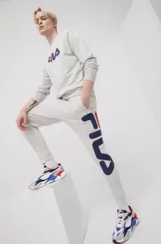 Fila pantaloni barbati, culoarea gri, melanj imagine