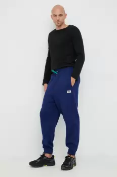 Fila pantaloni de trening barbati, culoarea albastru marin, neted imagine