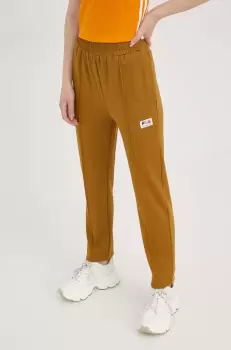 Fila pantaloni de trening femei, culoarea maro, imagine