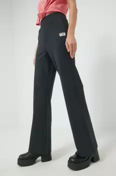 Fila pantaloni de trening femei, culoarea negru, neted imagine