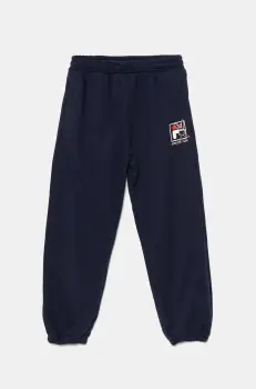 Fila pantaloni de trening LIERFELD culoarea albastru marin, cu imprimeu, FAK0364 imagine