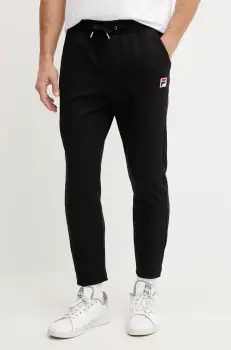 Fila pantaloni de trening Lobbes barbati, culoarea negru, neted, FAM0922 imagine