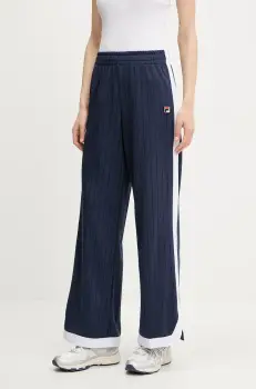 Fila pantaloni de trening Lorce culoarea bleumarin, uni, FAW1012 imagine