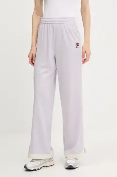 Fila pantaloni de trening Lorce culoarea violet, uni, FAW1012 imagine