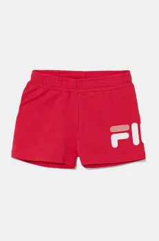 Fila pantaloni scurti copii BILICE culoarea roz, cu imprimeu, talie reglabila, FAK0417 imagine